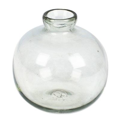 Alternate image for Artisan-Made Bottle-Shaped Recycled Glass Incense Diffuser Lusciousness Bottle