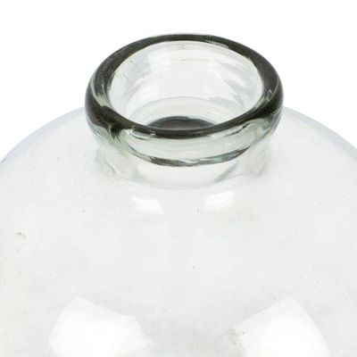 Alternate image for Artisan-Made Bottle-Shaped Recycled Glass Incense Diffuser Lusciousness Bottle