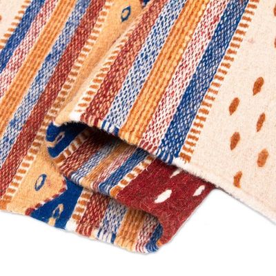 Alternate image for Multicolored Wool Area Rug 2x3 Desert Hills