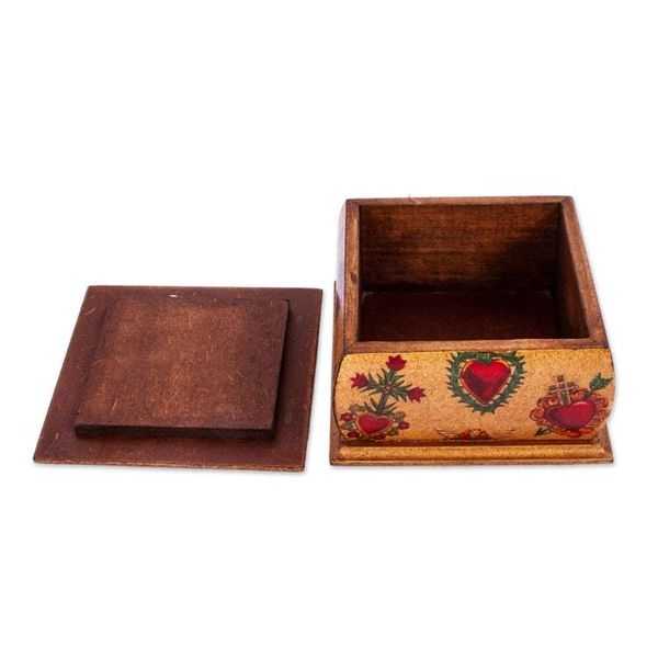 Alternate image for Sacred Heart Motif Decorative Box Tonala Sacred Heart