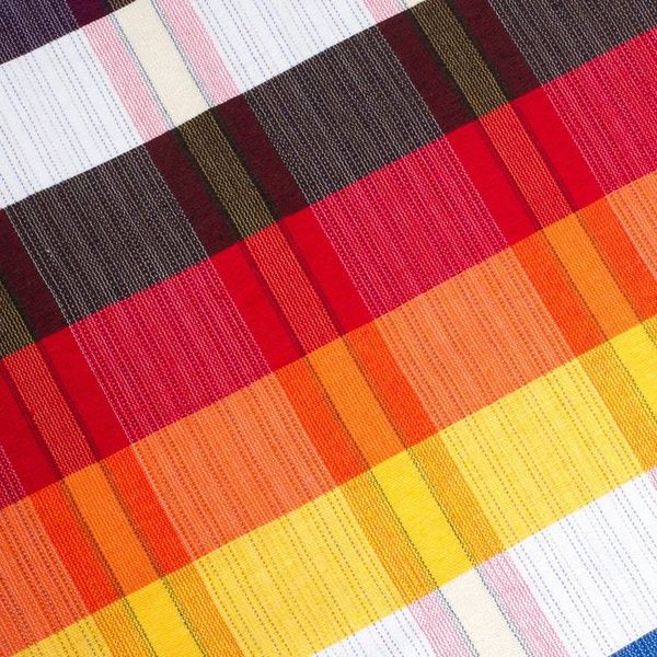 Alternate image for Twin Cotton Bedspread and Pillowcases with Stripes Beautiful Rainbow