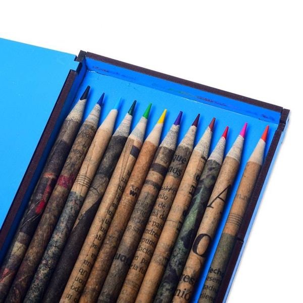 Alternate image for Eco-Friendly Boxed Colored Pencil Set Set of 12 Color My World