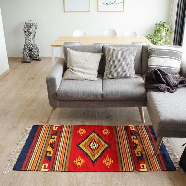 Alternate image for Unique Geometric Area Rug 2.5x5 Energy of Life