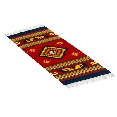 Alternate image for Unique Geometric Area Rug 2.5x5 Energy of Life