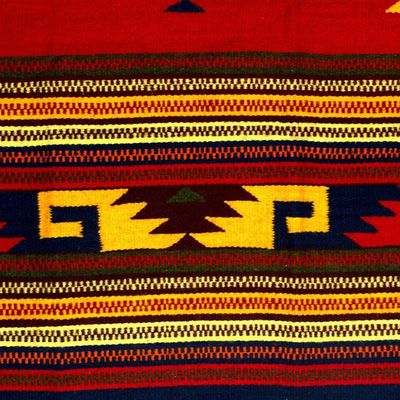 Alternate image for Unique Geometric Area Rug 2.5x5 Energy of Life