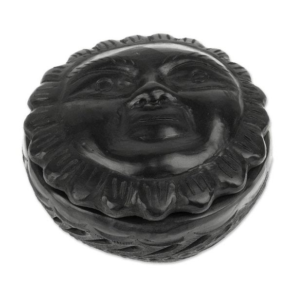 Alternate image for Barro Negro Decorative Box Placid Sun