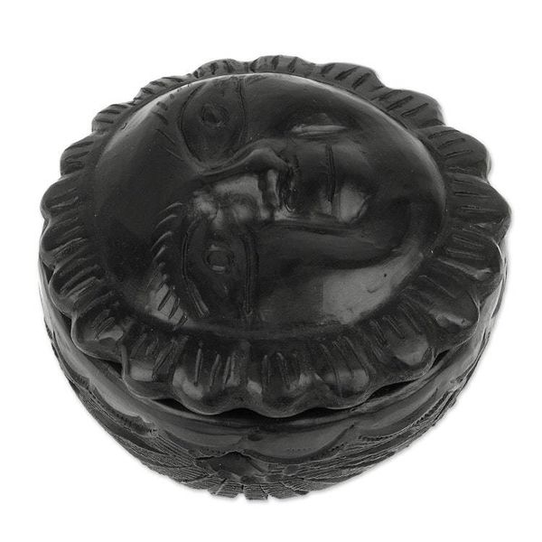 Alternate image for Barro Negro Decorative Box Placid Sun