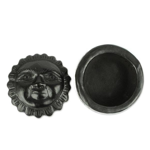 Alternate image for Barro Negro Decorative Box Placid Sun