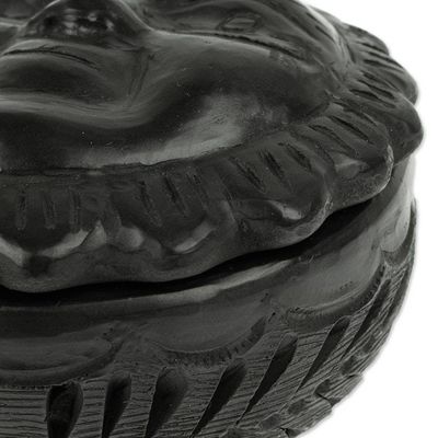 Alternate image for Barro Negro Decorative Box Placid Sun