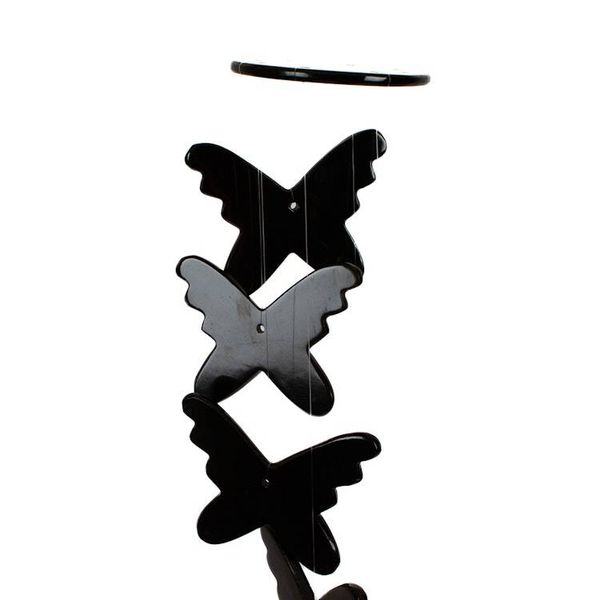 Alternate image for Fantasy-Inspired Hand-Carved Black Onyx Butterfly Mobile Midnight Butterflies