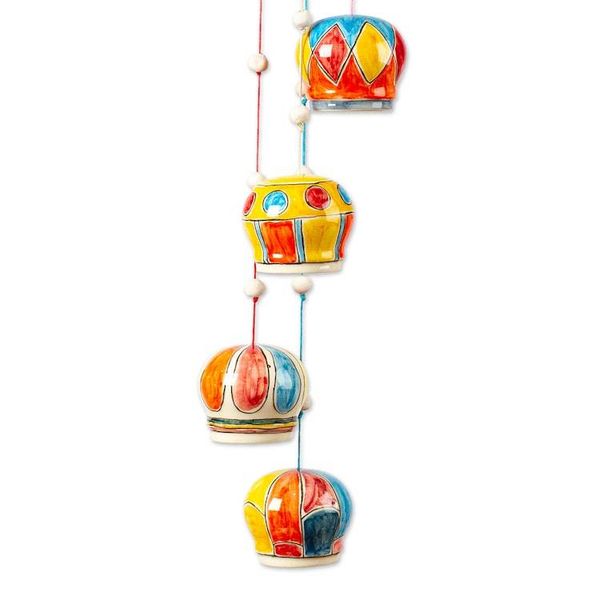 Alternate image for Artisan Crafted Hot-Air Balloon Themed Wind Chime Balloon Brigade