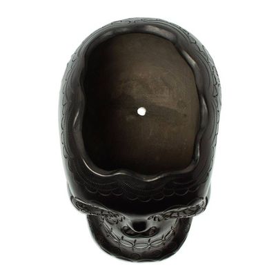 Alternate image for Barro Negro Skull Planter Resurrection