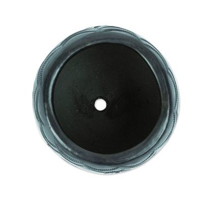 Alternate image for Handcrafted Barro Negro Flower Pot from Mexico Traditional Bloom