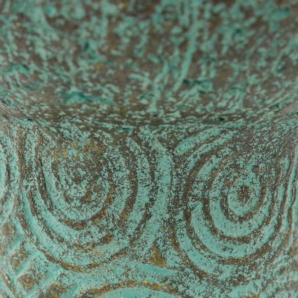 Alternate image for Handcrafted Recycled Paper Catchall in Green from Thailand Smooth Living