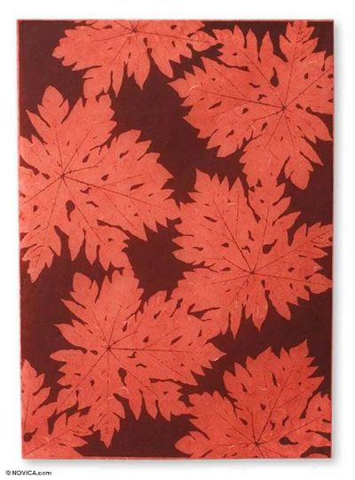 Alternate image for Saa wrapping paper Set of 6 Red Forest