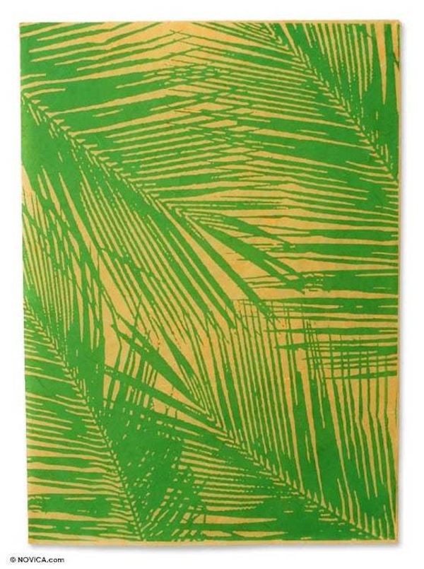 Alternate image for Saa wrapping paper Set of 6 Sunset Leaves