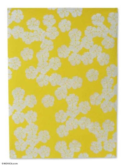 Alternate image for Saa wrapping paper Set of 6 Sunshine Blossoms