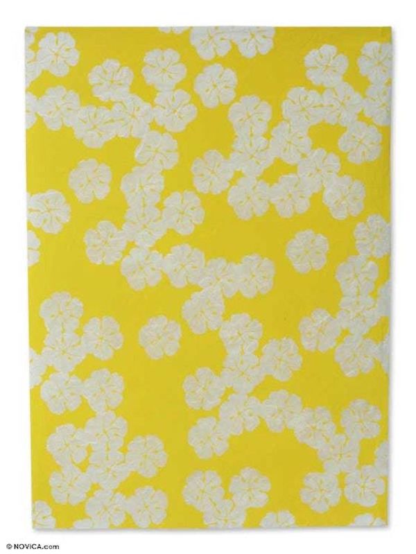 Alternate image for Saa wrapping paper Set of 6 Sunshine Blossoms