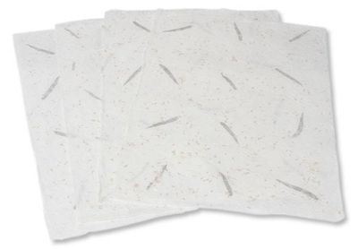 Alternate image for Artisan Crafted Saa Wrapping Paper Set of 4 Ferns and Buds