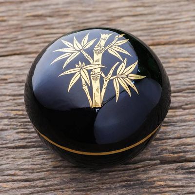 Primary image for Lacquerware Box with Bamboo Motif Strong Stalk