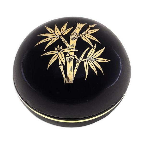Alternate image for Lacquerware Box with Bamboo Motif Strong Stalk