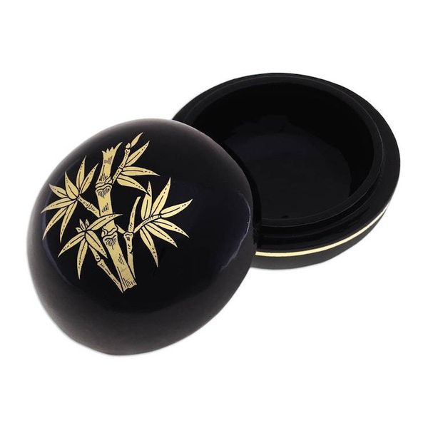 Alternate image for Lacquerware Box with Bamboo Motif Strong Stalk