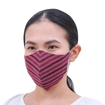 Alternate image for 3 Handcrafted Thai Cotton Filter Pocket Adult Face Masks Todays Styles