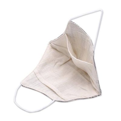 Alternate image for Cotton Handcrafted Thai Face Masks Set of 4--2 L 2 SM Weekend Casual