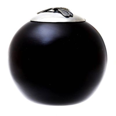 Alternate image for Wood and Pewter Dragonfly Decorative Jar 5 in. The Dragonfly