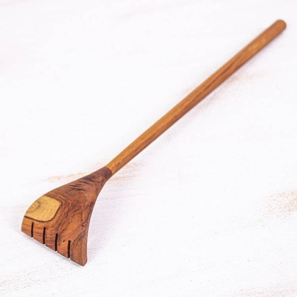 Alternate image for Hand-Carved Teakwood Back Scratcher from Thailand Relieving Touches