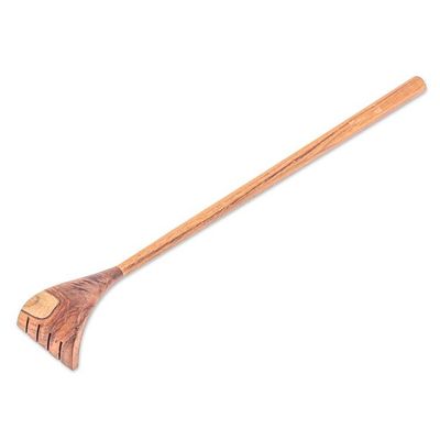 Alternate image for Hand-Carved Teakwood Back Scratcher from Thailand Relieving Touches