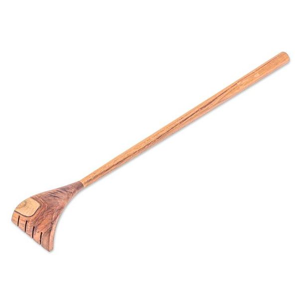 Alternate image for Hand-Carved Teakwood Back Scratcher from Thailand Relieving Touches