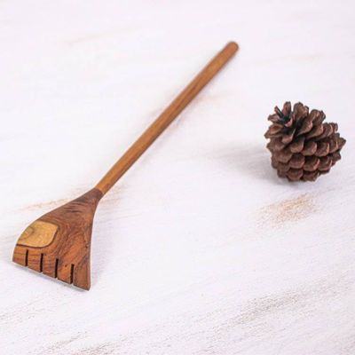 Alternate image for Hand-Carved Teakwood Back Scratcher from Thailand Relieving Touches