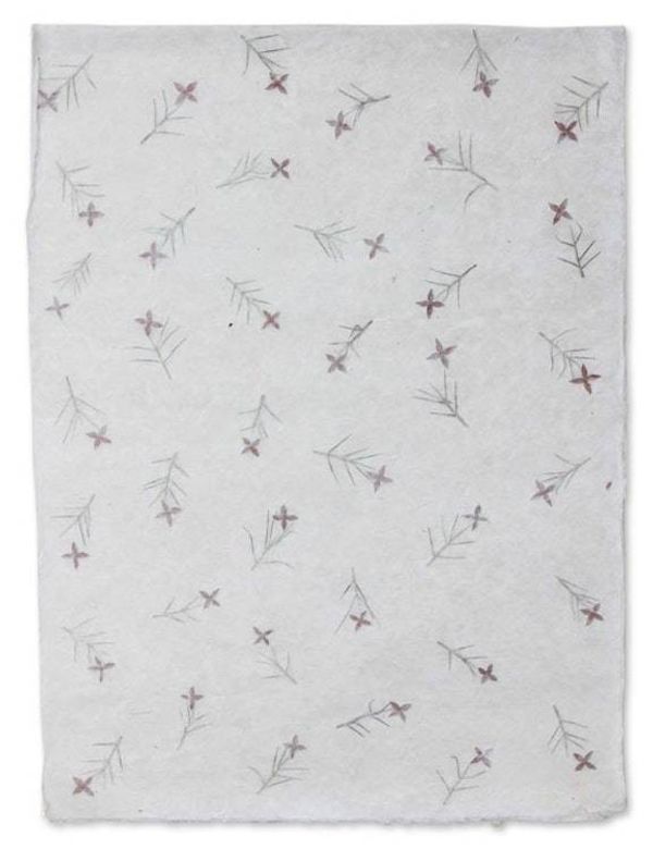 Alternate image for Saa wrapping paper Set of 4 Ixora Passion
