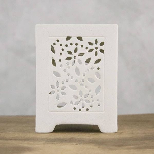Alternate image for Crackled Ceramic Oil Warmer from Thailand Garden Fresh