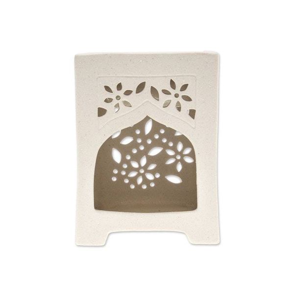 Alternate image for Crackled Ceramic Oil Warmer from Thailand Garden Fresh