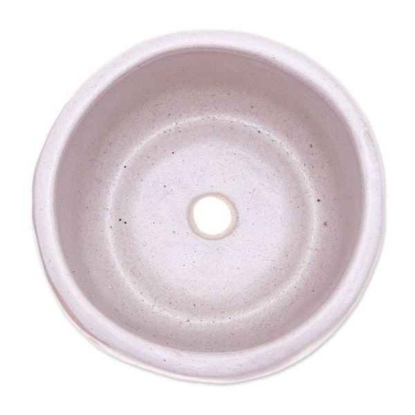 Alternate image for Handcrafted Ceramic Flower Pot with Brown Speckle Pattern Speckled Bud