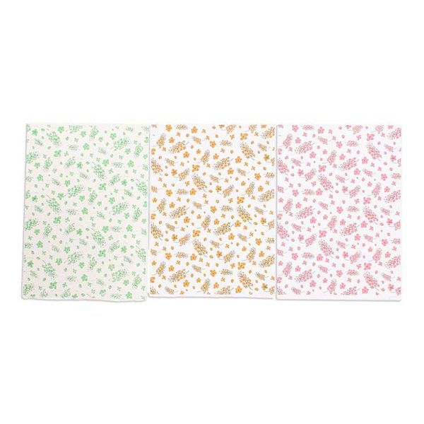 Alternate image for Handmade Eco-Friendly Floral Saa Wrapping Paper Set of 3 Blooms  Hues