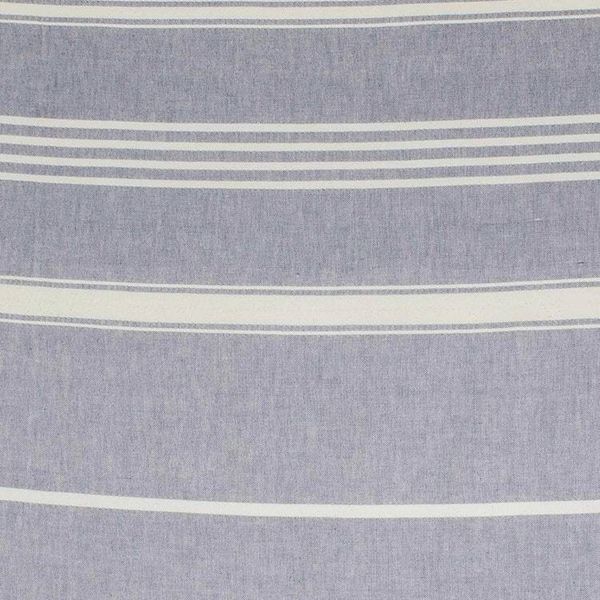 Alternate image for Striped Cotton Beach Towel in Cadet Blue from Guatemala Fresh Relaxation in Cadet Blue