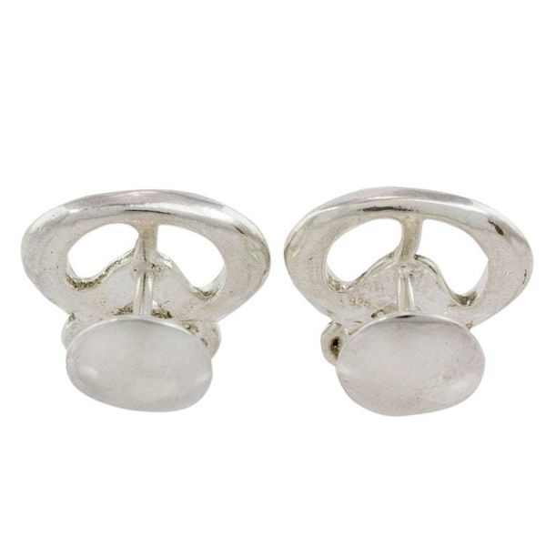 Alternate image for Sterling Silver Mens Mayan Cufflinks from Nicaragua Ultimate Ajmaq