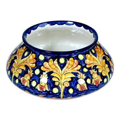 Alternate image for Ceramic flower pot Golden Splendor