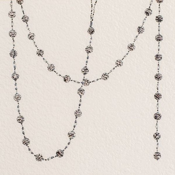Alternate image for Handcrafted Glass Beaded Garland from Guatemala Brilliant Night