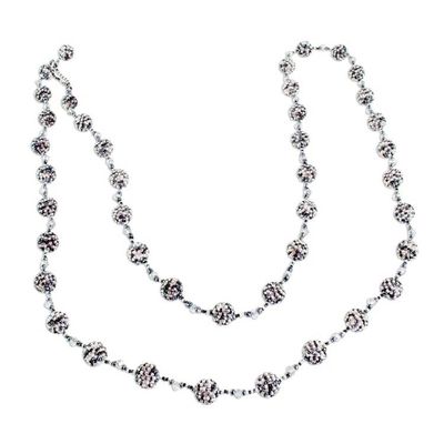 Alternate image for Handcrafted Glass Beaded Garland from Guatemala Brilliant Night