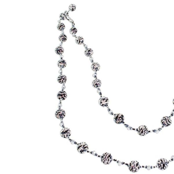 Alternate image for Handcrafted Glass Beaded Garland from Guatemala Brilliant Night