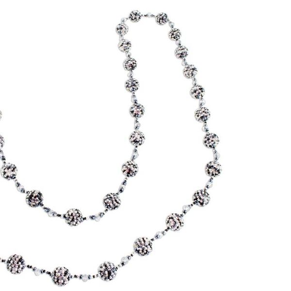 Alternate image for Handcrafted Glass Beaded Garland from Guatemala Brilliant Night