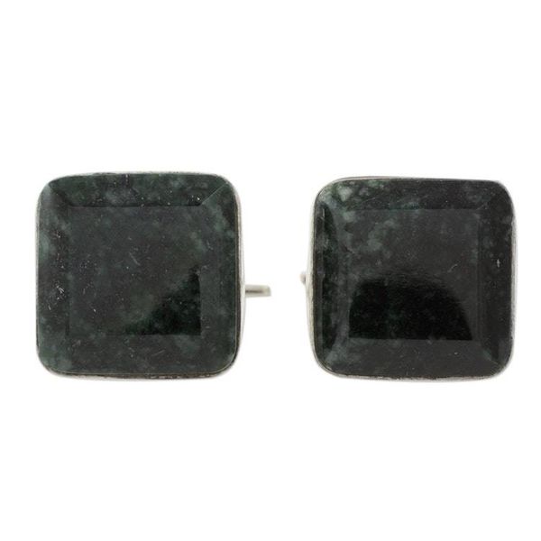 Alternate image for Jade cufflinks Maya Minimalist