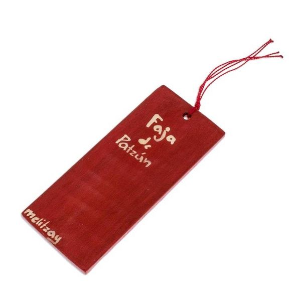 Alternate image for Hand-Painted Colorful Wood Bookmark Patzn Belt