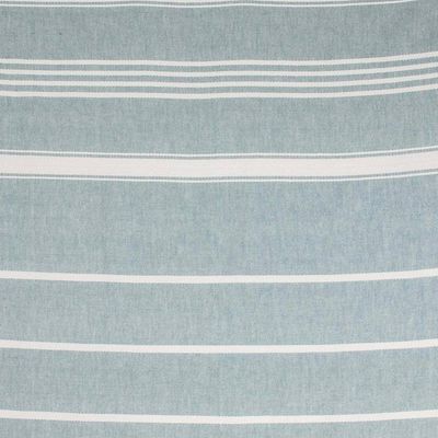 Alternate image for Striped Cotton Beach Towel in Teal from Guatemala Sweet Relaxation in Teal