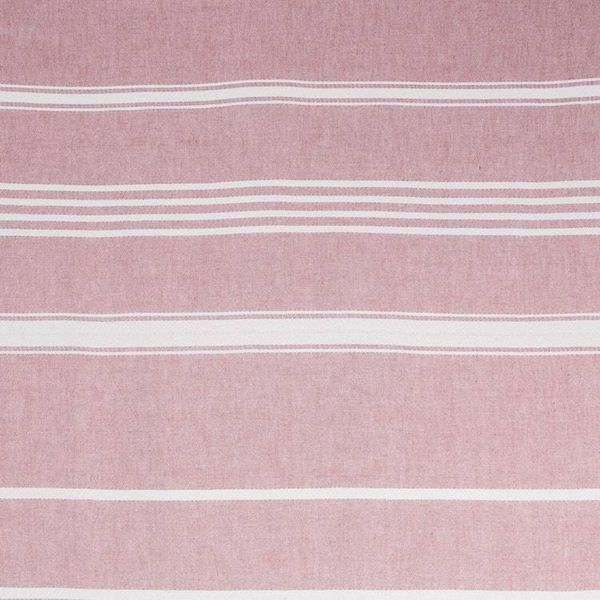 Alternate image for Handwoven Cotton Beach Towel in Carnation from Guatemala Fresh Relaxation in Carnation