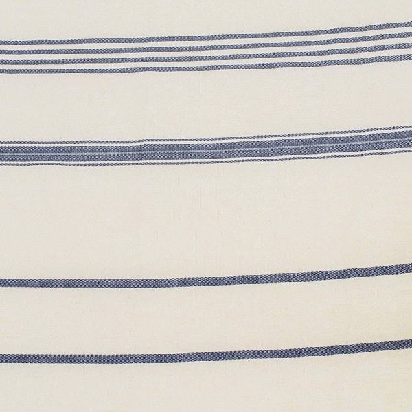 Alternate image for Cotton Beach Towel with Indigo Stripes Sweet Relaxation in Warm White